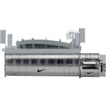 Prefabricated Expandable Shipping Container House Commercial Display Cabinet