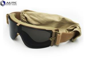 Quality Polarized Tactical Military Goggles , Military Issue Prescription Glasses TR90 Hunting wholesale