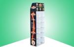 12 Cell Corrugated Cardboard Display Stands For Firestarter , Cardboard Floor