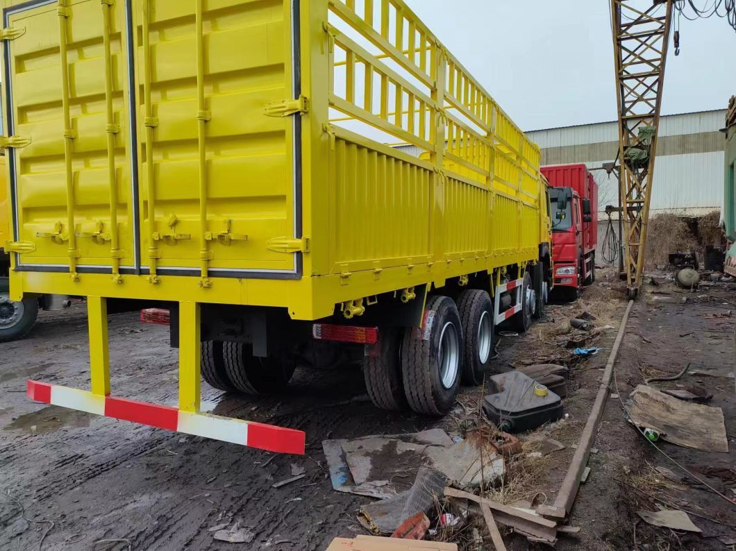 Sinotruck HOWO 6*4 Box Truck Secondhand Truck Yellow Color