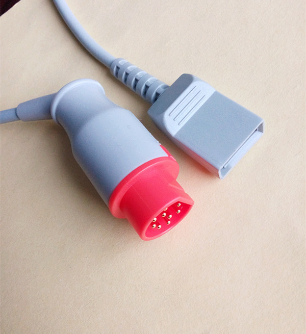 Siemens IBP Cable With HP Transducer Side Light Grey TPU Material Cable