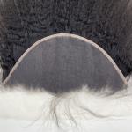 Kinky straight Transparent Hd Lace Frontal 13X6 Lace Front Human Hair Pre