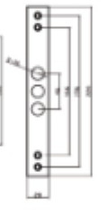 Standard Mortise Lock Replacement , Bathroom Mortise Bolt Lock Body Eco - Friendly