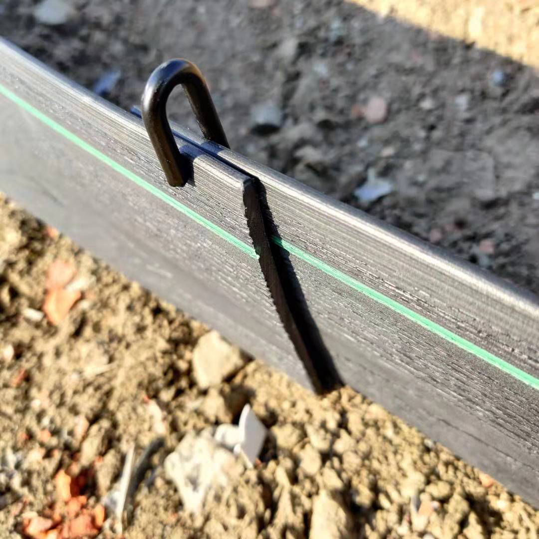 1 Year After-sales Services Outdoor WPC/PVC Wood Garden Siding Edging for Exterior Spaces