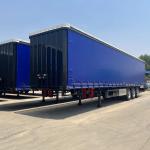 Customized Curtainsider Tautliner Superstructure Semi Trailer Jost Kingpin