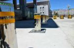 Automatic Concrete Hydraulic Road Blocker High Security Vehicle Parking Bollard