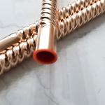 DELLOK Large Diameter Corrugated Steel Pipe Copper Heat Exchange Twisted