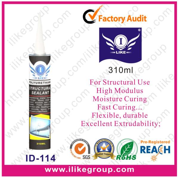 Non-Corrosive Wood Polyurethane Sealants For Bonding Glass / Metal / Plastic