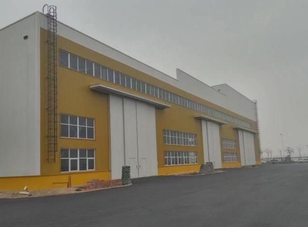 Colourful Cladding Prefabricated Steel Structure High Strength Steel Workshop