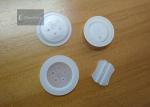 White One Way Air Valve Plastic 23mm Dia For Coffee Packaging , Five Holes