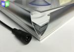 Slim Silver Snap Frame LED Light Box Display for Advertising 27" X 40"