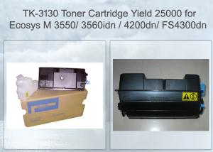 Quality Compatible Black TK3130 Kyocera Printer Toner Cartridges For Kyocera ECOSYS M3550idn wholesale