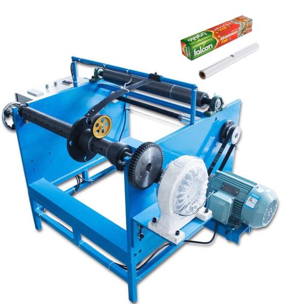 Manufacture Aluminum Household Foil Rewinder Machine for Household Packaging