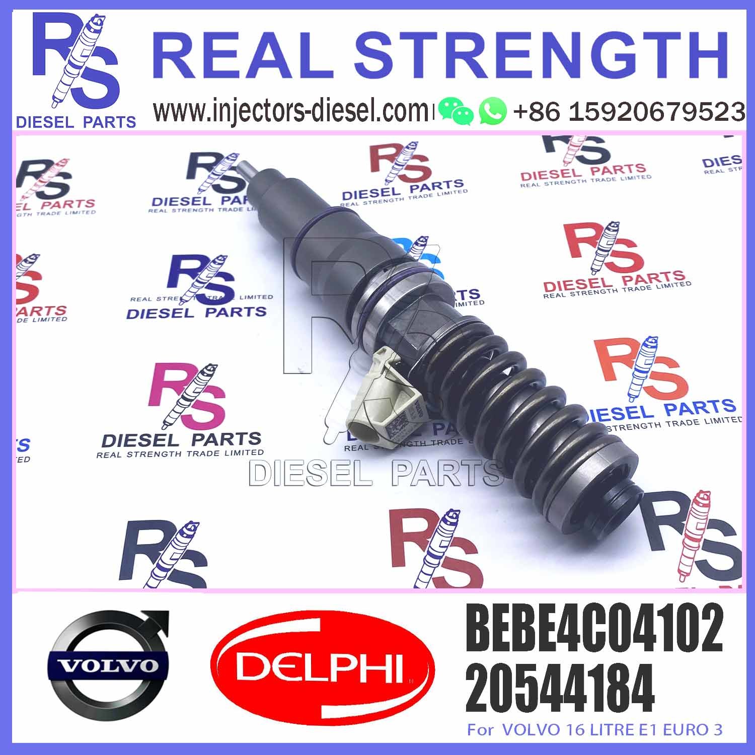 Diesel Fuel Injector 20544184 Common Rail Fuel Injection Nozzle BEBE4C04002 BEBE4C04102 For V-O-L-V 16 LITRE E1 EURO 3