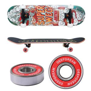 Quality High Quality Abec 9 Skateboard Bearings 608 RS 608zz 608 2RS Logo Customized wholesale
