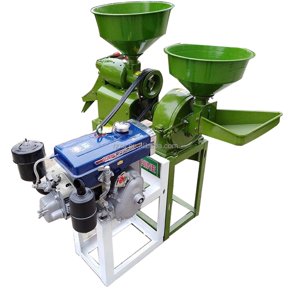 Modern Auto Combined Paddy Corn Polisher Whitener Mini Rice Mill for Single Phase