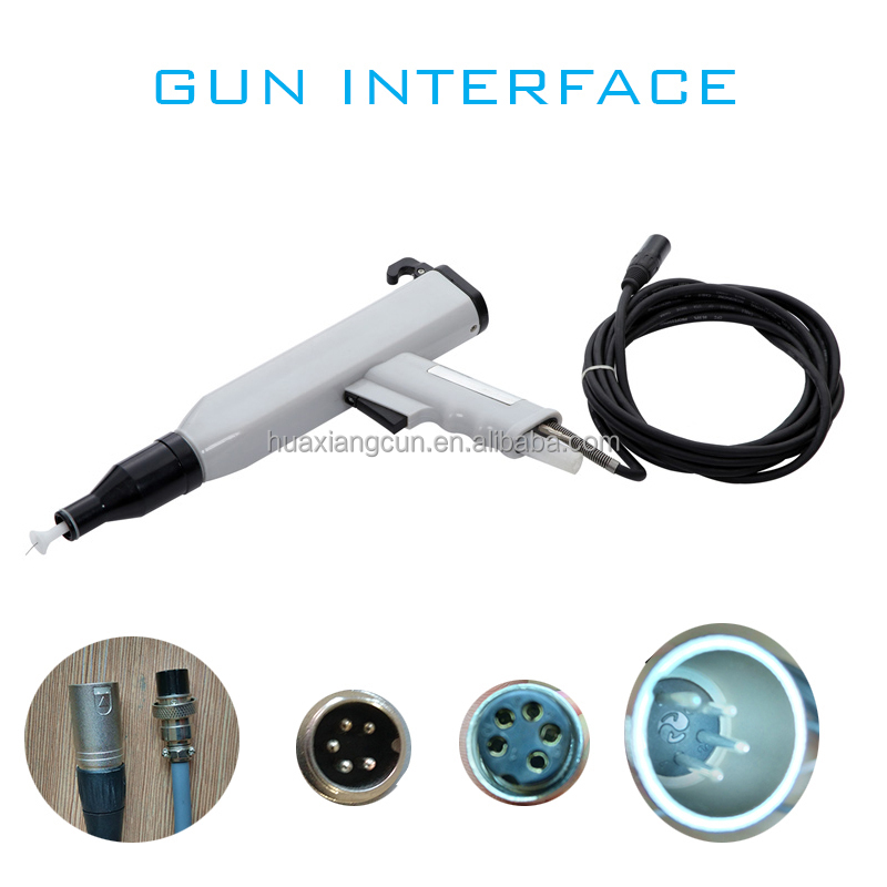 Metal Processing Electrostatic Powder Coating Gun Convenient Electric Powder Coat Gun