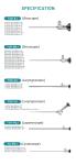 4 X 175mm 0/30/45/70 Degree Optic Rigid Nasal Endoscope Otolaryngology Lens For