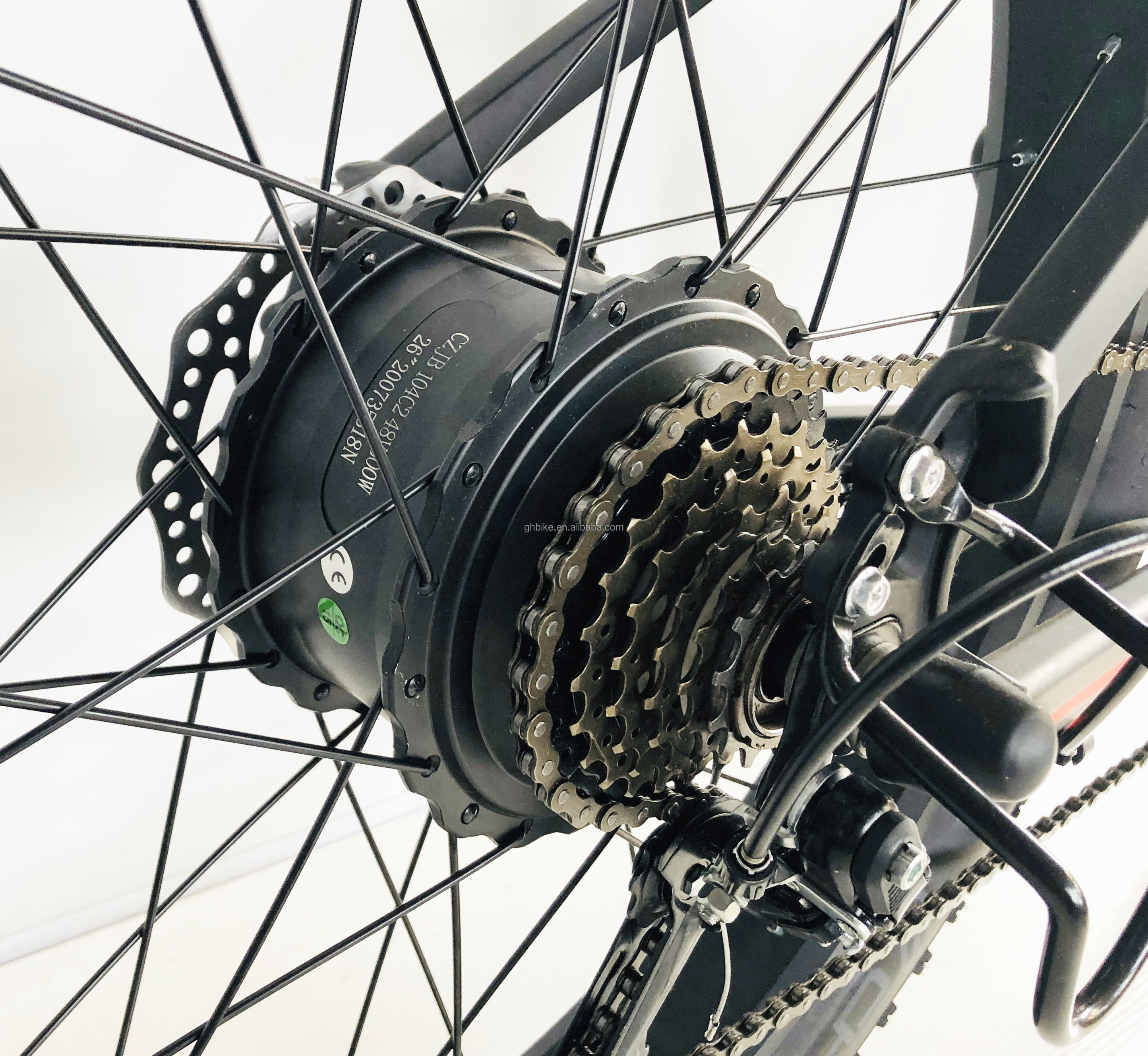 Disc Brake 48V 500W 14AH Lithium Battery Electric Mountain Bicycle in American Market