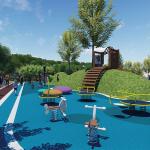 IAAF Standard Rubber Safety Tiles Natural Environmental Protection Rubber