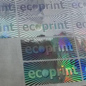 Quality ODM Laser Revenue Stamp Duty Trademark Printable Hologram Stickers wholesale