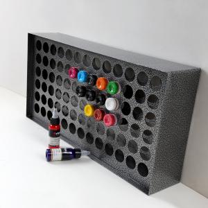Quality 78 Holes Tattoo Ink Wall Rack Portable Iron Ink Cabinet wholesale