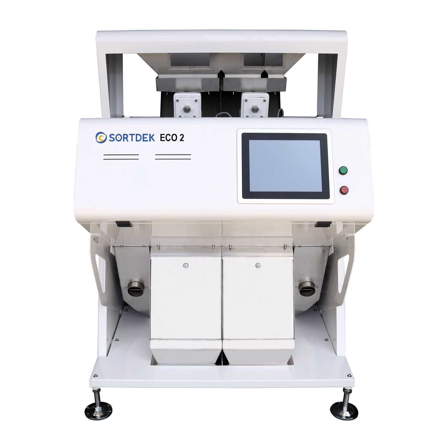 1.8KW 126 Ejectors CCD Color Sorter For Rice Bean Pulses Plastics