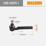 Subaru LEGACY ME-6651 MASUMA Tie Rod End 34141AA041 34161SA000 for Stable