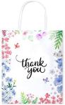 Candle Custom Wedding Thank You Kraft Paper Gift Bags With Twist Handle