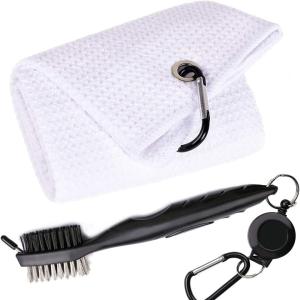 Quality Embroidery Logo Microfiber Sports Towel Waffle Golf Towel Opp Bag For Sports wholesale