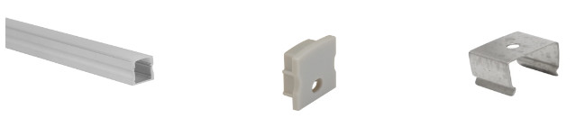 10*13mm 2.5m Stand Length Led Aluminium Profile Channel Package within Carton Box