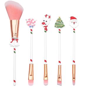 Quality 8PCS Beginner Elk Christmas Makeup Brush Beauty Cosmetic Personal Care wholesale