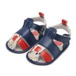 Special design PU Leather upper soft-sole anti slip 0-2 years boy summer outdoor