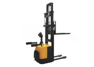 China Double Lift Cylinder High Lift Pallet Stacker 3500mm Lifting Height Safe Operation on sale