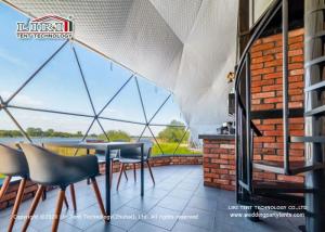 Quality CFM 5.6m Diameter Geodesic Dome Tent For Hotel Catering wholesale