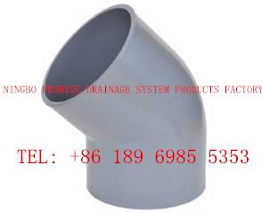 Quality 45° Elbow PVC-U UPVC Cement Type Fittings wholesale