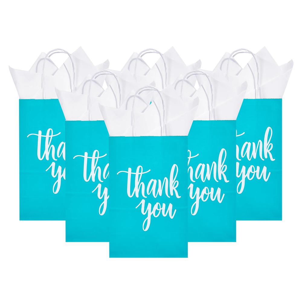 CMYK 4 Color Offset Printing Hand Length Handle Kraft Paper Bag for Customized Design