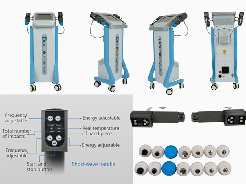 2 Handles ED Therapy Extracorporeal Shockwave Machine