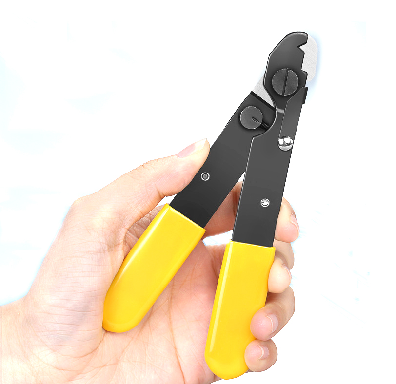 131.76mm Length Miller Single Hole Wire Cutter Fiber Optical Cable Stripper Stripping