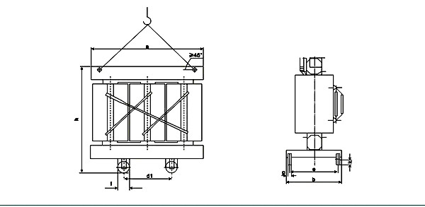 SCB11-800KVA Dry Type Transformer Electric Power Transformer For Residential Airfields