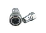 3000psi Hydraulic Quick Coupler , 1'' Hydraulic Quick Disconnect Couplings