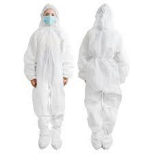 Quality Eco Friendly Disposable Isolation Gown , Disposable Coverall Suit Full Coverage wholesale