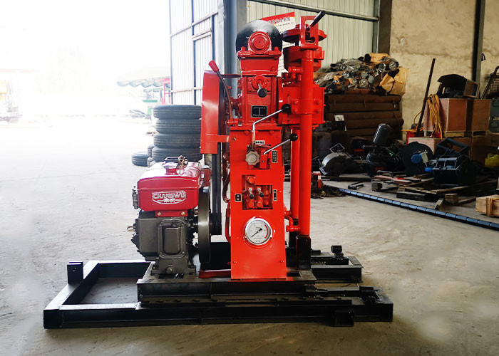 Sampling Portable Water Well Drilling Rig Machine 50m Depth 50-130 Reverse Rotation Speed