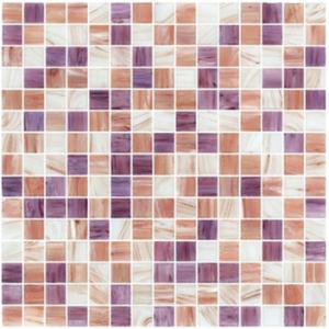 Quality Good quality gold line glass mosaic mix pattern purple color blend wholesale