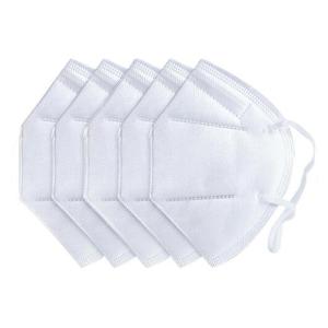 Quality Disposable Foldable KN95 Face Mask White Color For Pollution District / Public Place wholesale