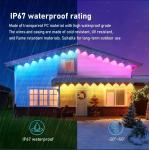 50ft IP67 Outdoor Waterproof Smart RGBIC permanent Eaves Lights with 75 Scene