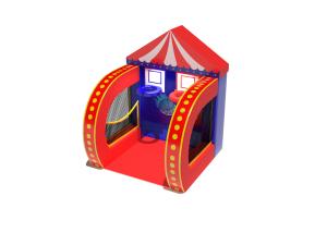 Quality PVC Tarpaulin Inflatable Basketball Game Carnival Activities For Park wholesale