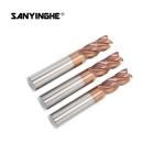 HRC58 Tungsten Carbide Roughing End Mills 4mm 5mm Milling Cutter For Metal