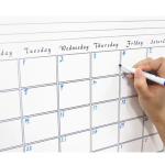 Flexiable Magnetic Weekly Planner , Artpaper Refrigerator Dry Erase Calendar