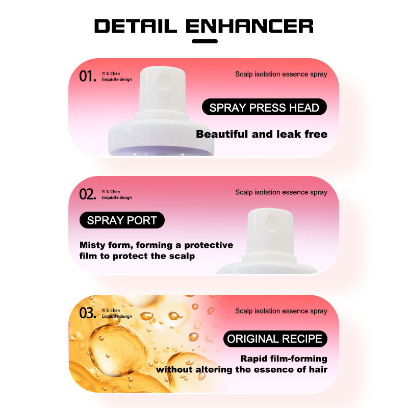 Custom Logo Hair Protection Spray , Scalp Protector Spray GMPC MSDS Certified